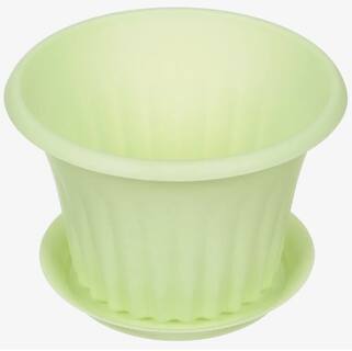 Кашпо для цветов Кэрол с подставкой 0,75 л, мята