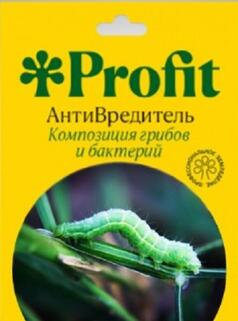 Удобрение Антивредитель, Комплекс грибов и бактерий , Profit 30 мл.
