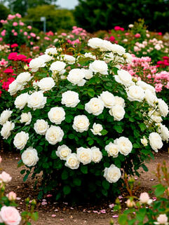 Роза флорибунда Алабастер (Alabaster)