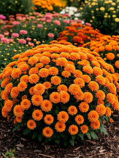 Хризантема мультифлора Sanbeam Orange (Санбим Оранж)