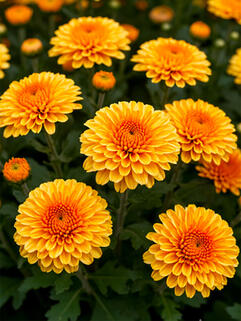 Хризантема мультифлора Конако Оранж