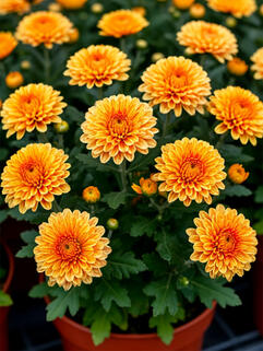 Хризантема мультифлора Конако Оранж
