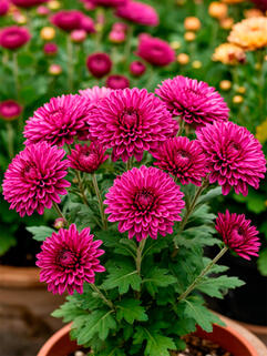 Хризантема мультифлора Lucky Purple (Лаки Пурпл)