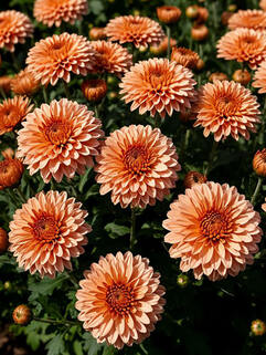 Хризантема мультифлора Фрутис Карамель