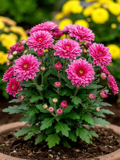 Хризантема мультифлора Сунд Черри